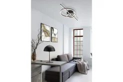 Trio Lighting Vinduslampe|Bordlampe-Nola Bordlampe 45 cm E27 matt svart Mattsvart