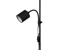 Trio Lighting Elektrisk Materiell & Energi|Soveromslampe-Owen gulvlampe E27+E14 Svart