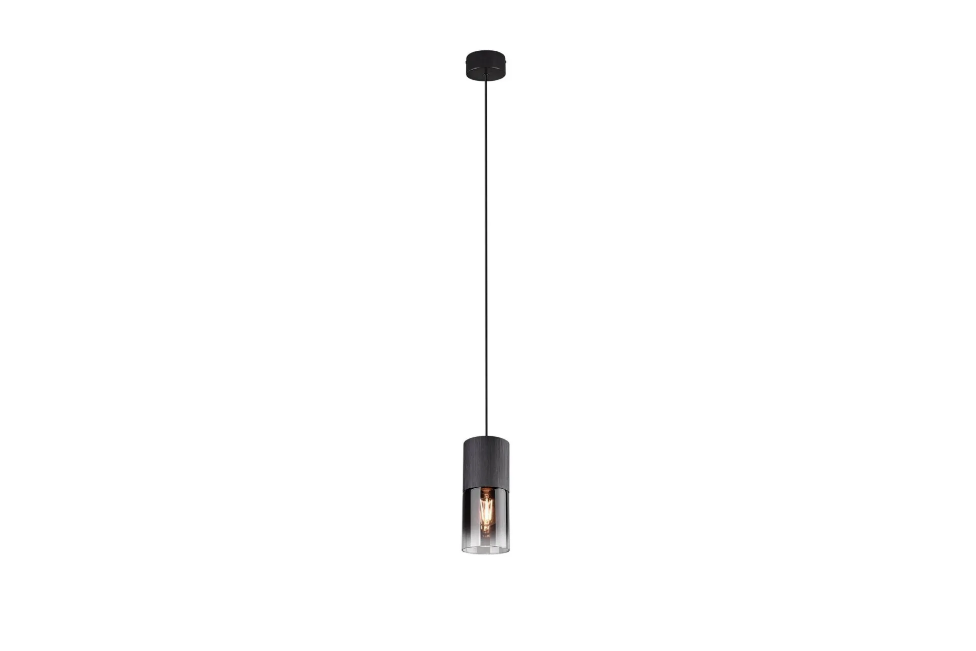 Trio Lighting Taklampe|Kjøkkenlampe-Robin taklampe E27 Matt svart