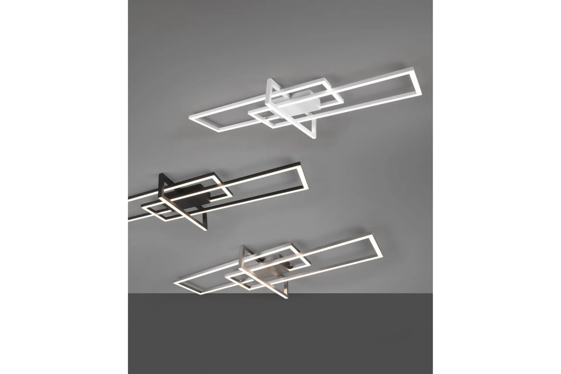 Trio Lighting Taklampe|Kjøkkenlampe-Salinas LED plafond Matt svart