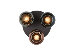 Trio Lighting Taklampe|Stuelampe-Sheldon plafond 3L E14 flerfarget Flerfärgad