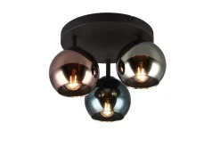 Trio Lighting Taklampe|Stuelampe-Sheldon plafond 3L E14 flerfarget Flerfärgad