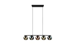Trio Lighting Sheldon taklampe 5L E14 flerfarget