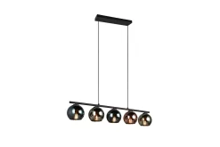 Trio Lighting Sheldon taklampe 5L E14 flerfarget