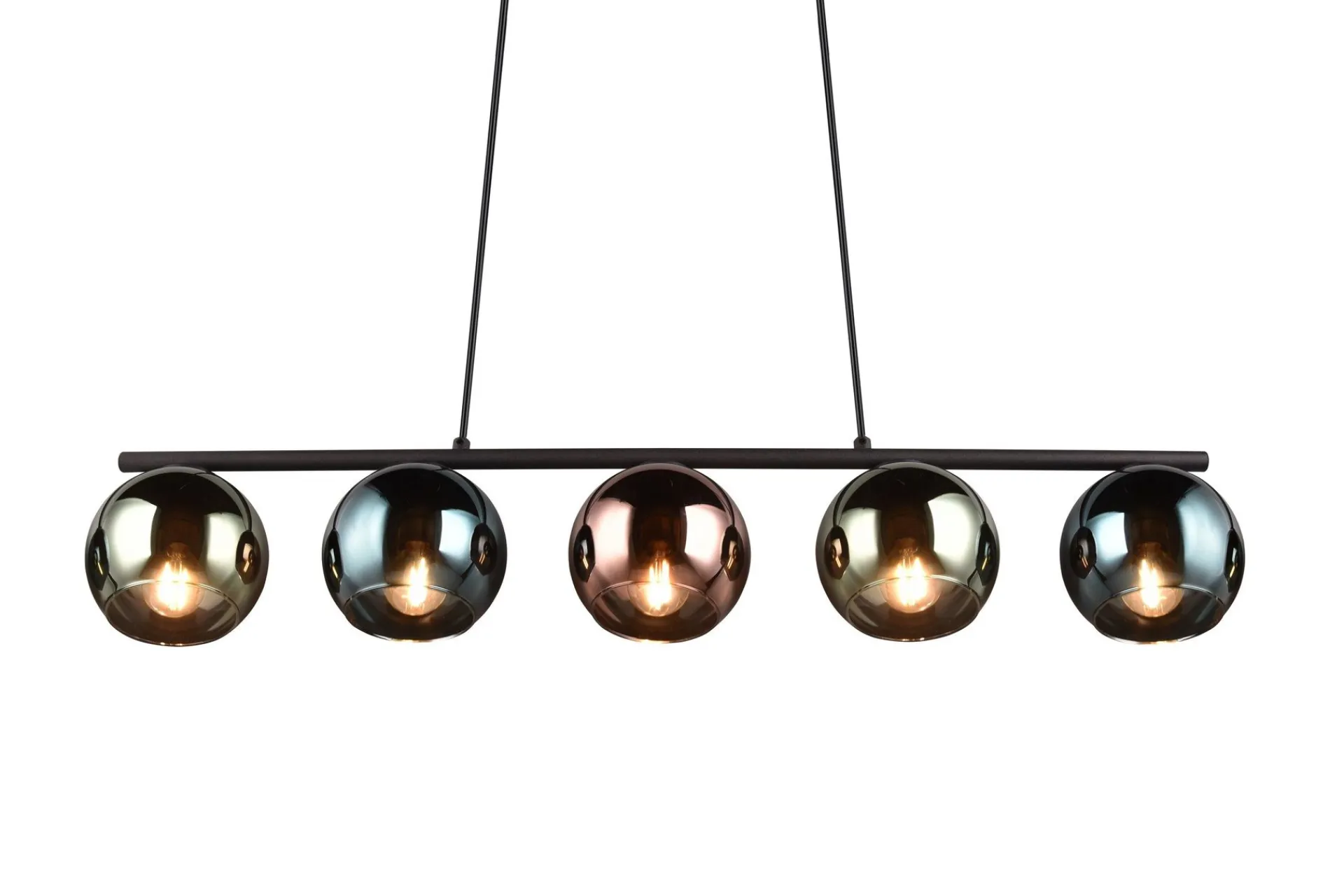 Trio Lighting Sheldon taklampe 5L E14 flerfarget