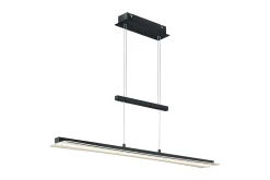 Trio Lighting Smash LED taklampe matt sort
