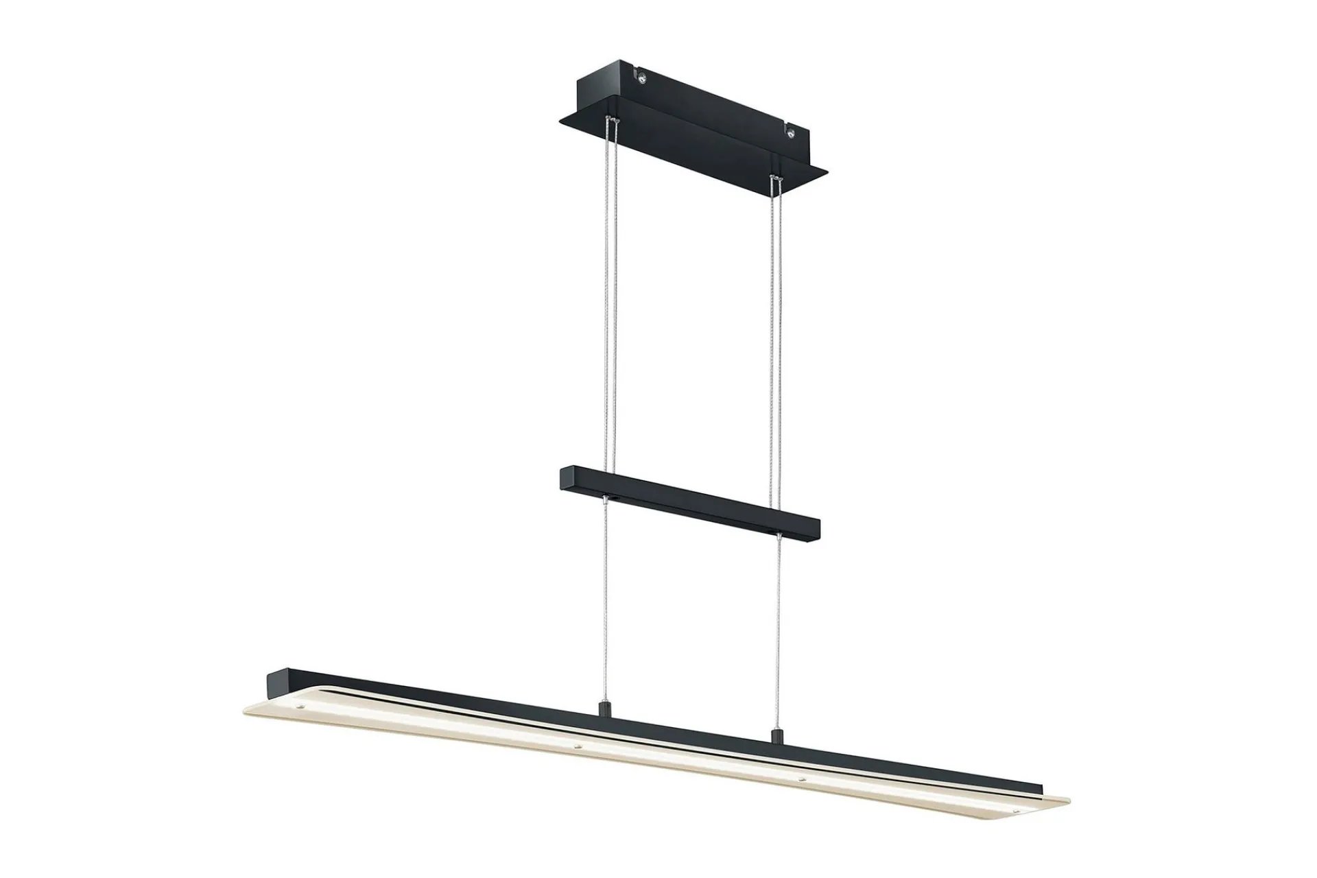 Trio Lighting Smash LED taklampe matt sort