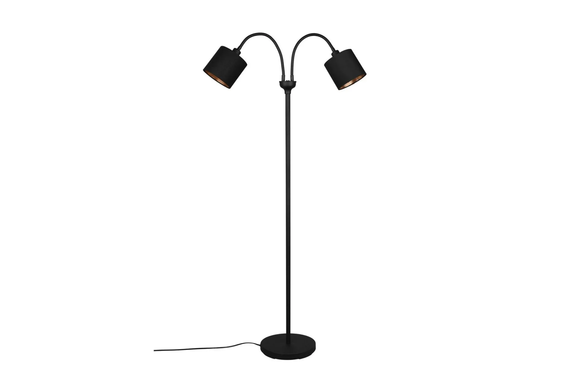 Trio Lighting Tommy gulvlampe 2L E14 /gull