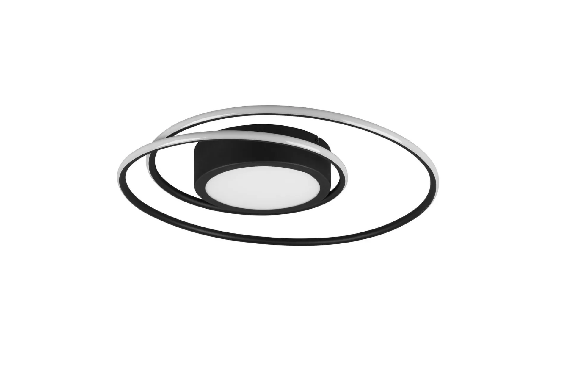 Trio Lighting Taklampe|Kjøkkenlampe-Yava LED plafond matt Svart