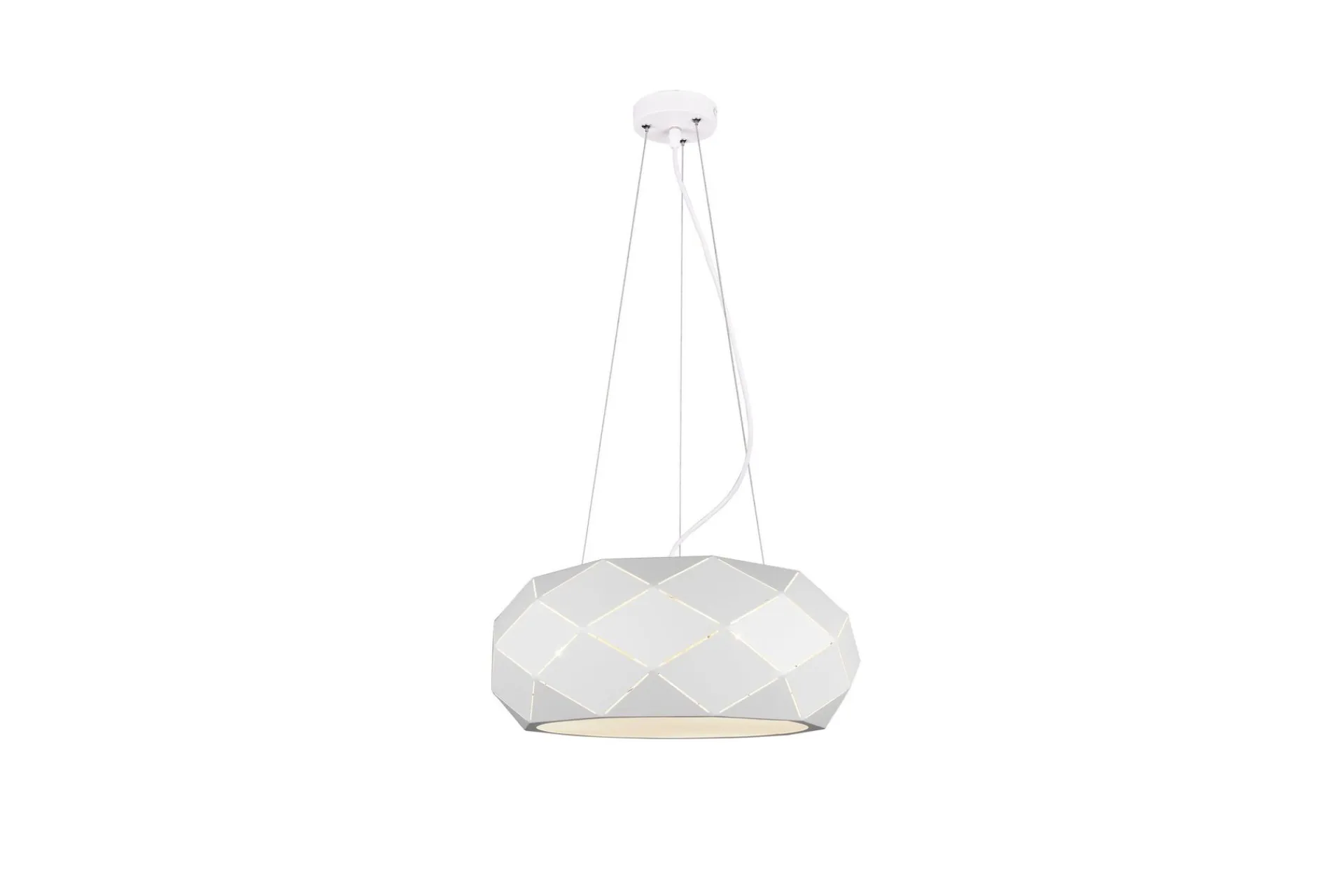 Trio Lighting Taklampe|Kjøkkenlampe-Zandor taklampe 3L E27 Matt hvit