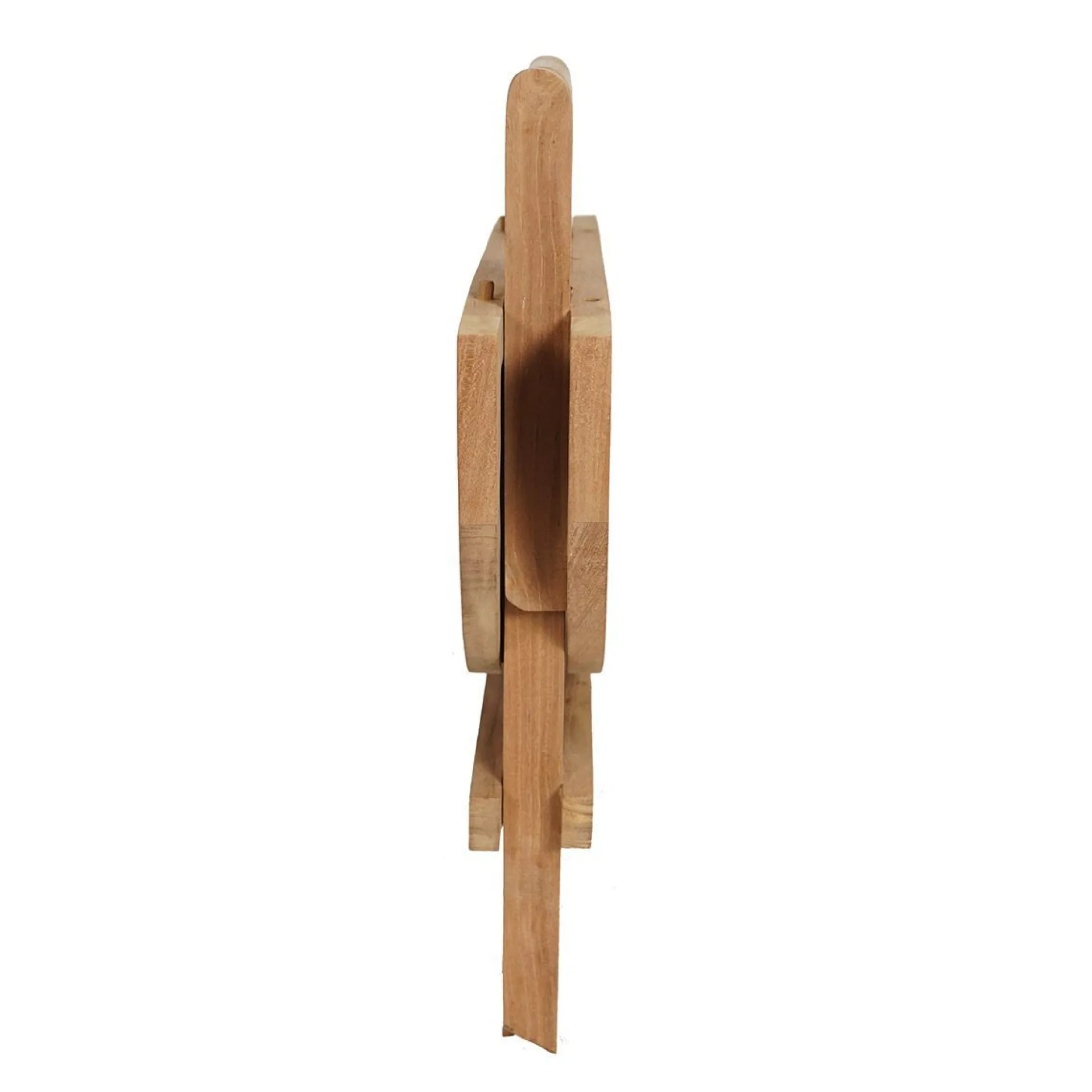 Balkongmøbler-Tropea Sidebord Sammenleggbart Ø50 cm Tre
