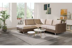 Velour Sofa & Fløyel Sofa-Truro Hjørnesofa Divan Venstre Rubus 2 + Cladium 1