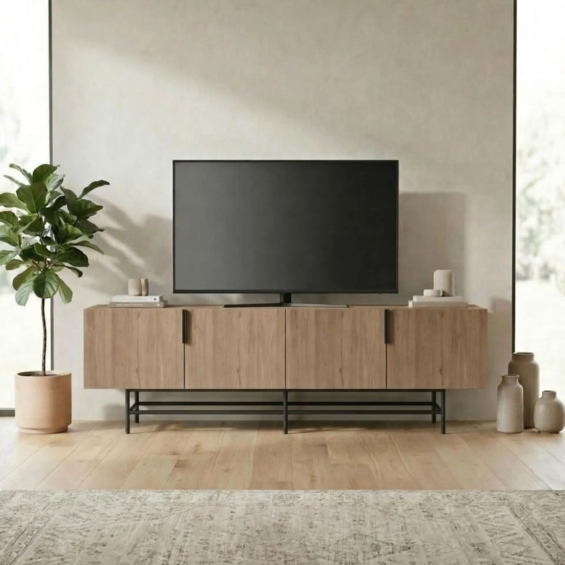 Truvia TV-benk 200x55x35 cm