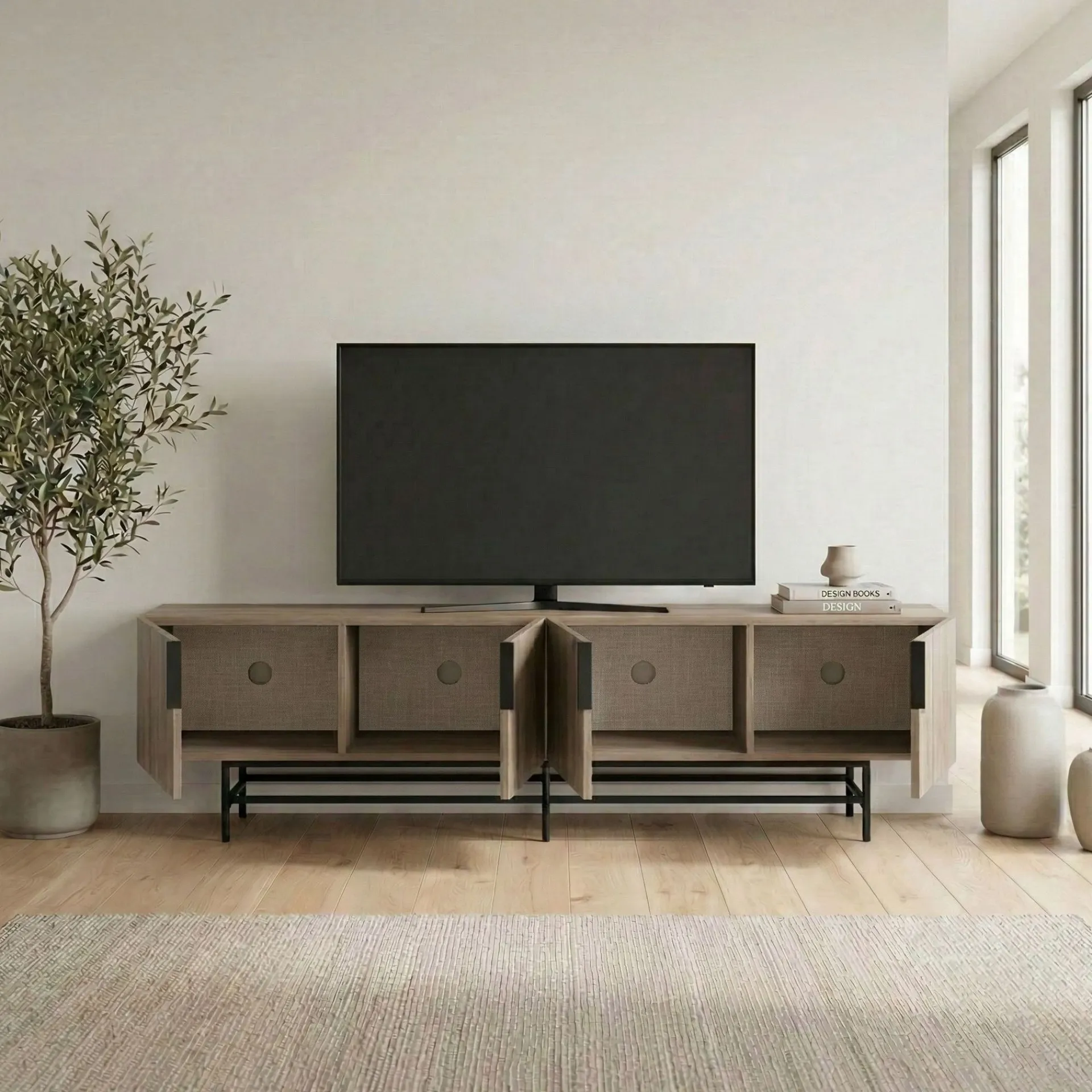 Truvia TV-benk 200x55x35 cm