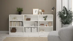 Tvilum Trysil Bokhylle med 2 hyller 79x27x107 cm