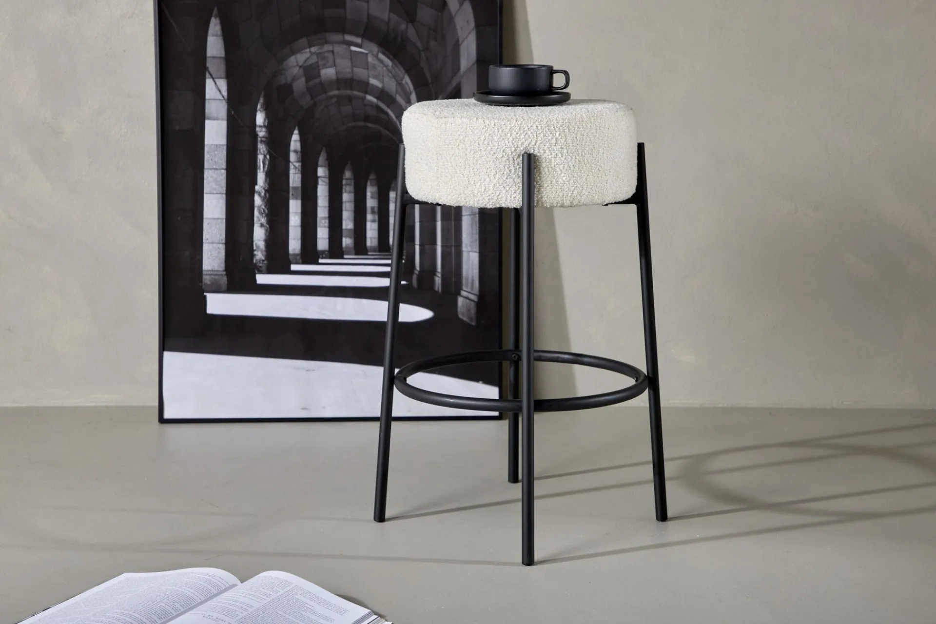 Venture Home Barmøbler|Barstoler-Tucson Barstol Hvit