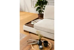 Hjørnesofa-Tulima Sofa med Sjeselong Høyre Beige