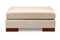 Hjørnesofa-Tulima Sofa med Sjeselong m Krakk Venstre Beige