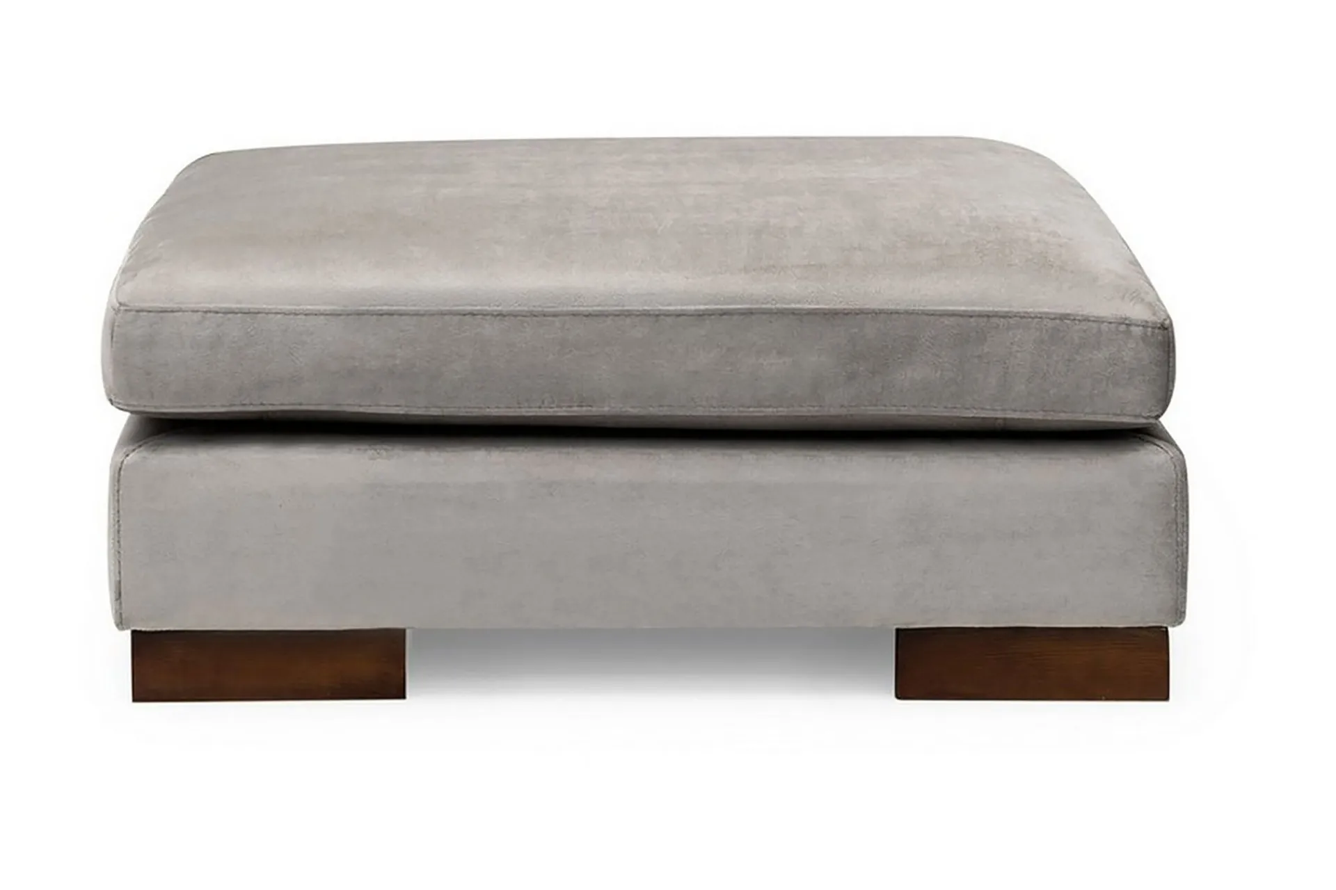 Hjørnesofa-Tulima Sofa med Sjeselong m Krakk Høyre Lysegrå