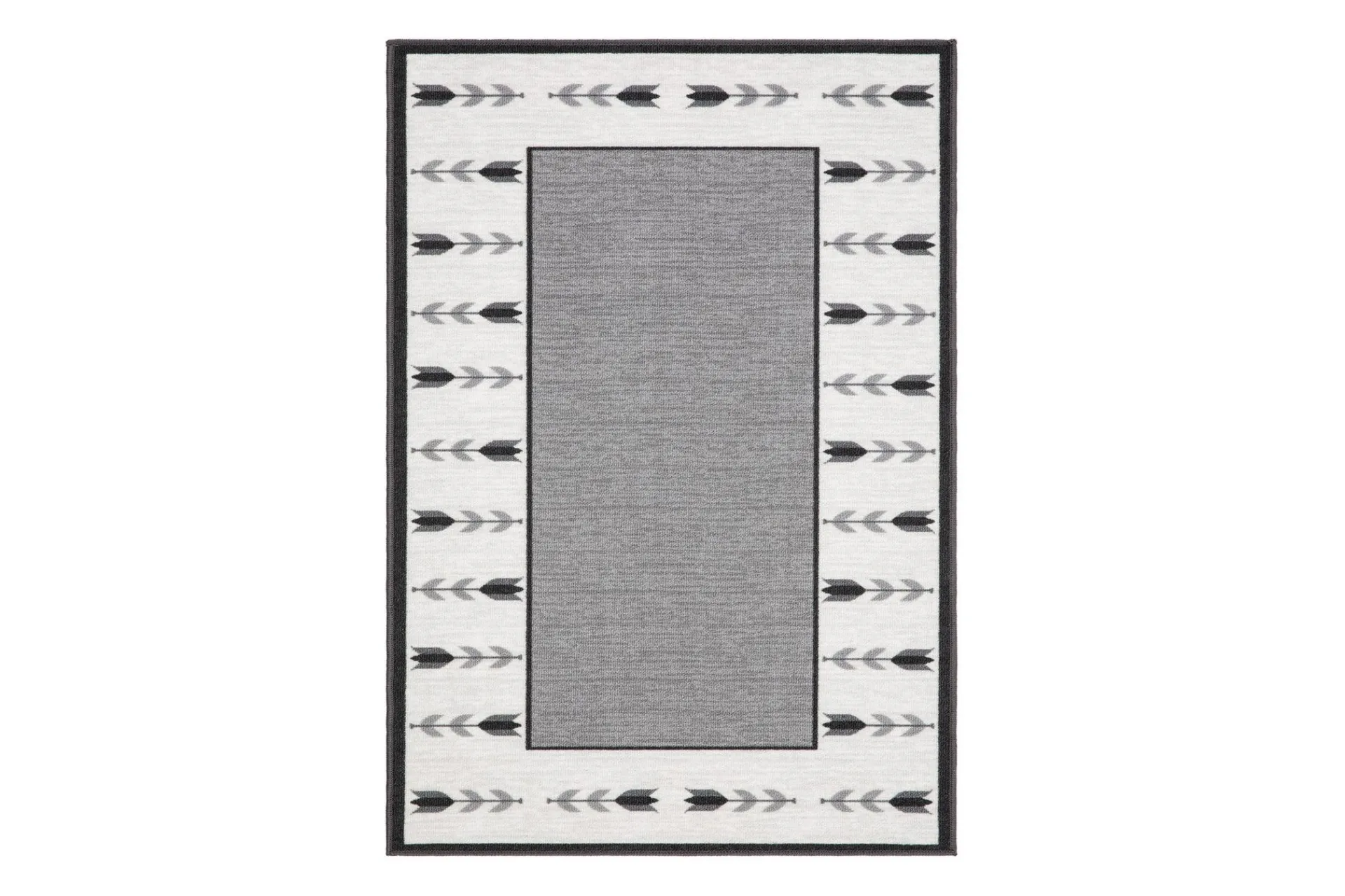 KM Home Flatvevde Tepper-Tulpan Flatvevd Matte 160x230 cm Grey