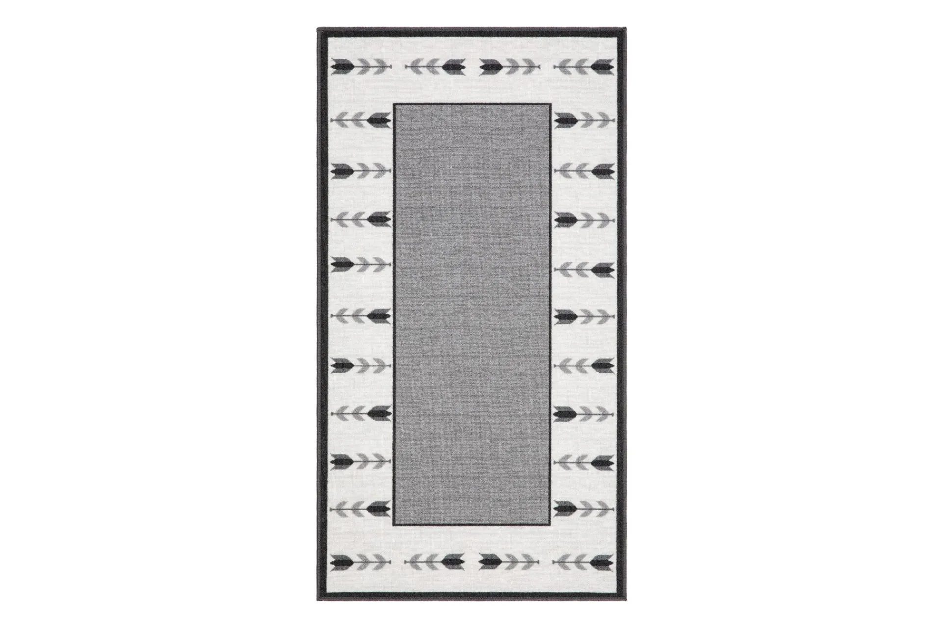 KM Home Flatvevde Tepper-Tulpan Flatvevd Matte 80x300 cm Grey
