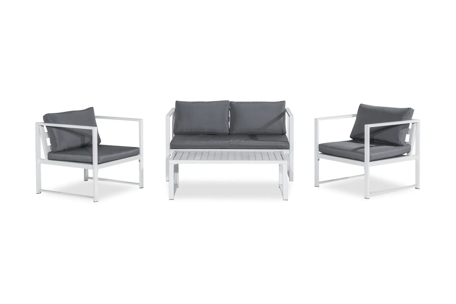 Comfort Garden Veranda & Terrasse|Loungemøbler Salg-Tunis Sofagruppe Hvit,Grey