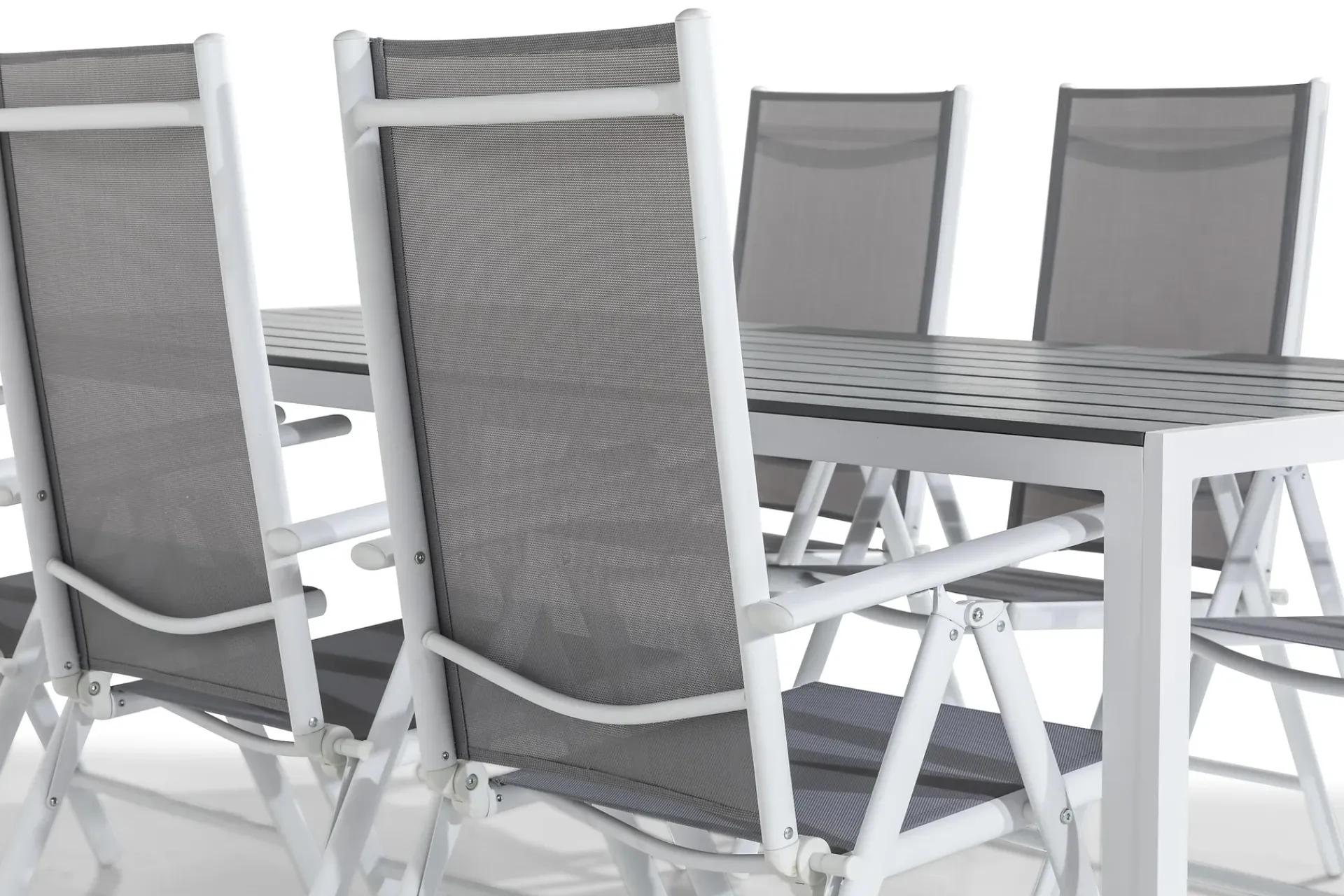 Comfort Garden Tunis Spisegruppe 205x90 + 6 Maggie Posisjonsstol