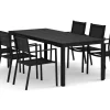 Comfort Garden Spisegrupper Hage-Tunis utendørs spisegruppe 205x90 cm med 6 Tunis stablebare stoler