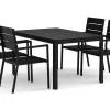 Comfort Garden Spisegrupper Hage-Tunis utendørs spisegruppe 140x90 cm med 4 Tunis stablebare stoler