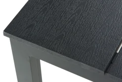 Comfort Garden Loungebord & Sofabord Utendørs-Tunis ute spisebord 205x90 cm rektangulært Svart