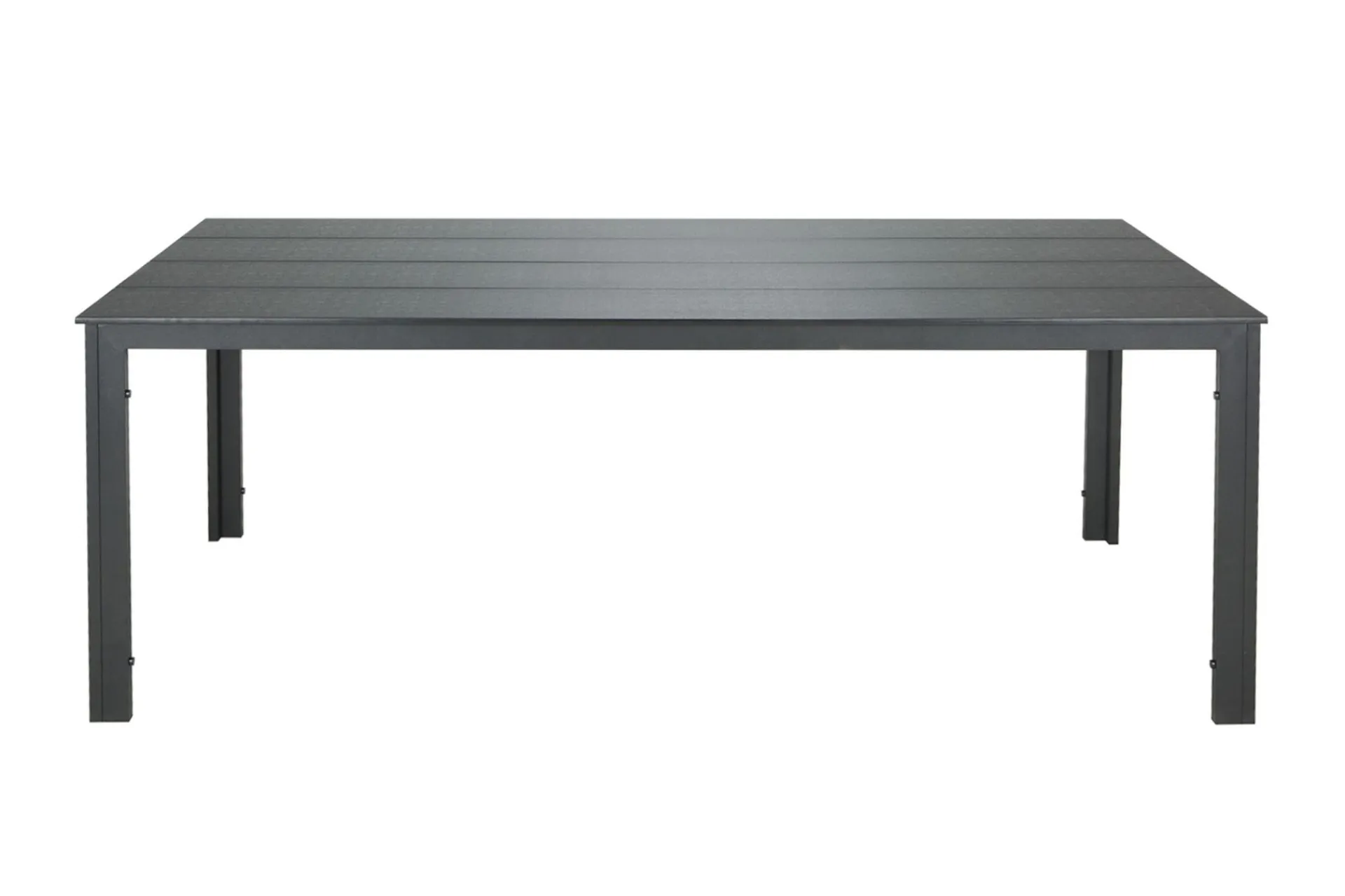 Comfort Garden Loungebord & Sofabord Utendørs-Tunis ute spisebord 205x90 cm rektangulært Svart