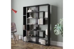 Bokhylle-Tuskan Bokhylle 120 cm Svart