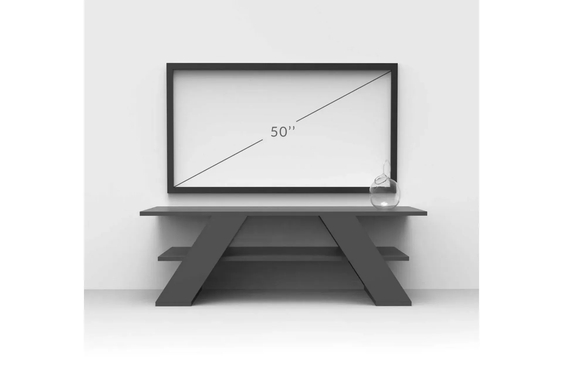 Tv-Benk & Mediabenk-TV-bord Janesh stein Sand