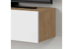 Tv-Benk & Mediabenk-TV-bord Rasab Sudamaleik / Hvit Flerfarget