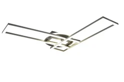 Trio Lighting Twister LED-Taklampe Børstet Stål