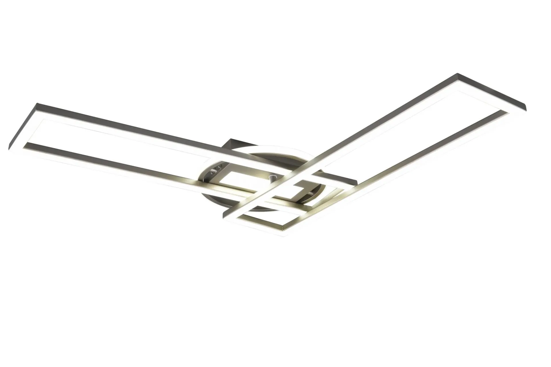 Trio Lighting Twister LED-Taklampe Børstet Stål