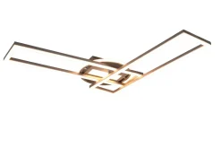 Trio Lighting Twister LED-Taklampe Børstet Stål