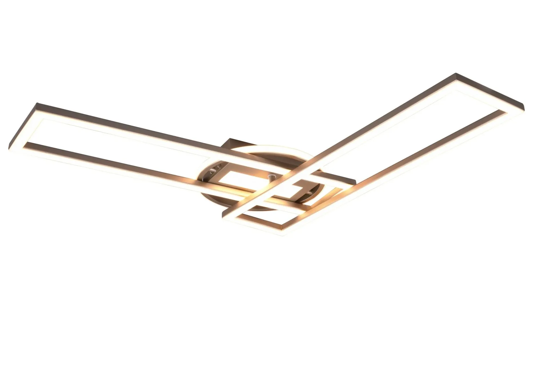 Trio Lighting Twister LED-Taklampe Børstet Stål