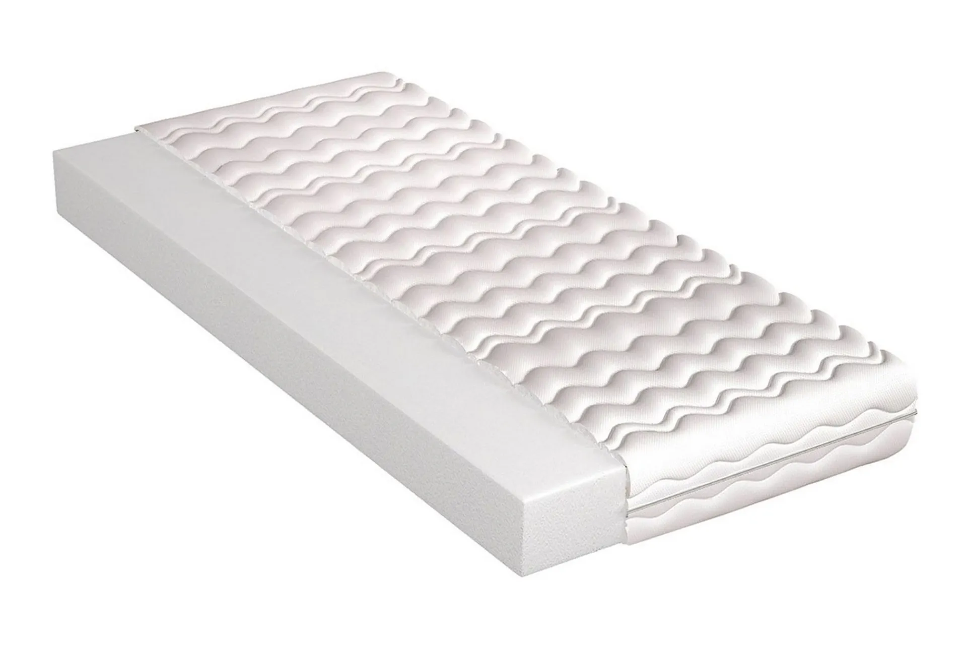 Madrasser|Barneseng & Juniorseng-Tyland Madrass 80x190 cm Hvit