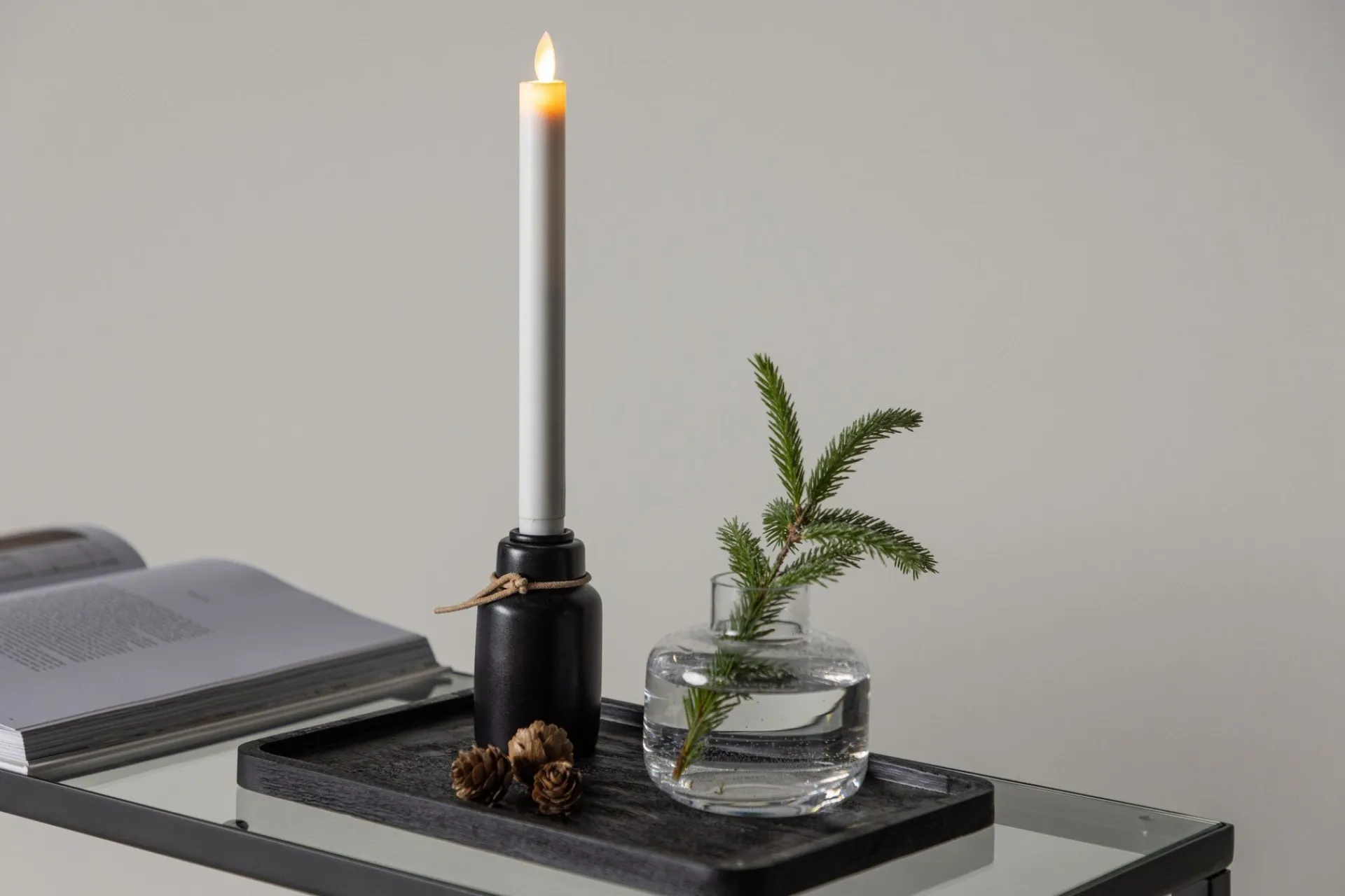 Venture Home Lysestaker Og Lykter|Stearinlys-Ulricehamn Lysestake Svart