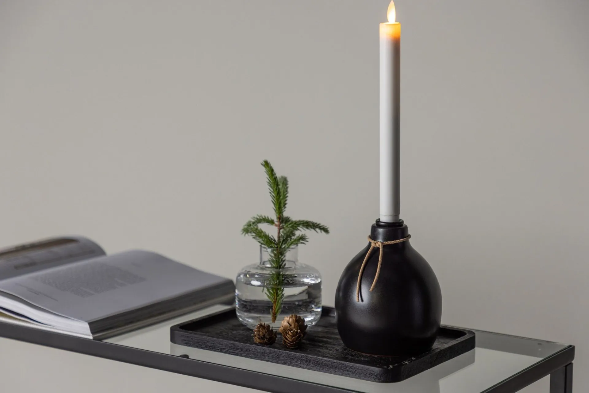 Venture Home Lysestaker Og Lykter|Stearinlys-Ulricehamn Lysestake Svart