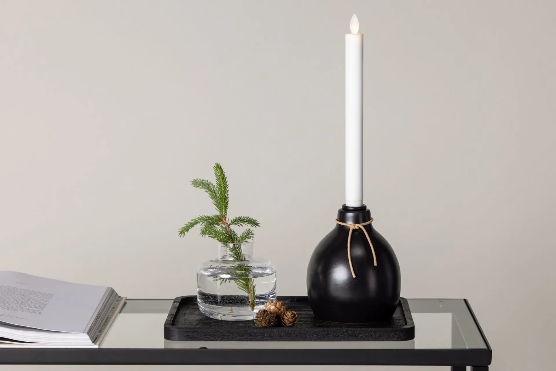Venture Home Lysestaker Og Lykter|Stearinlys-Ulricehamn Lysestake Svart