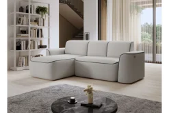 Sofa Med Sjeselong-Ume 4-seter Sofa med Sjeselong Grey
