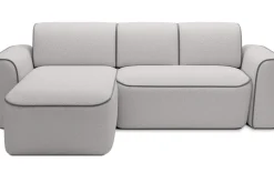 Sofa Med Sjeselong-Ume 4-seter Sofa med Sjeselong Grey