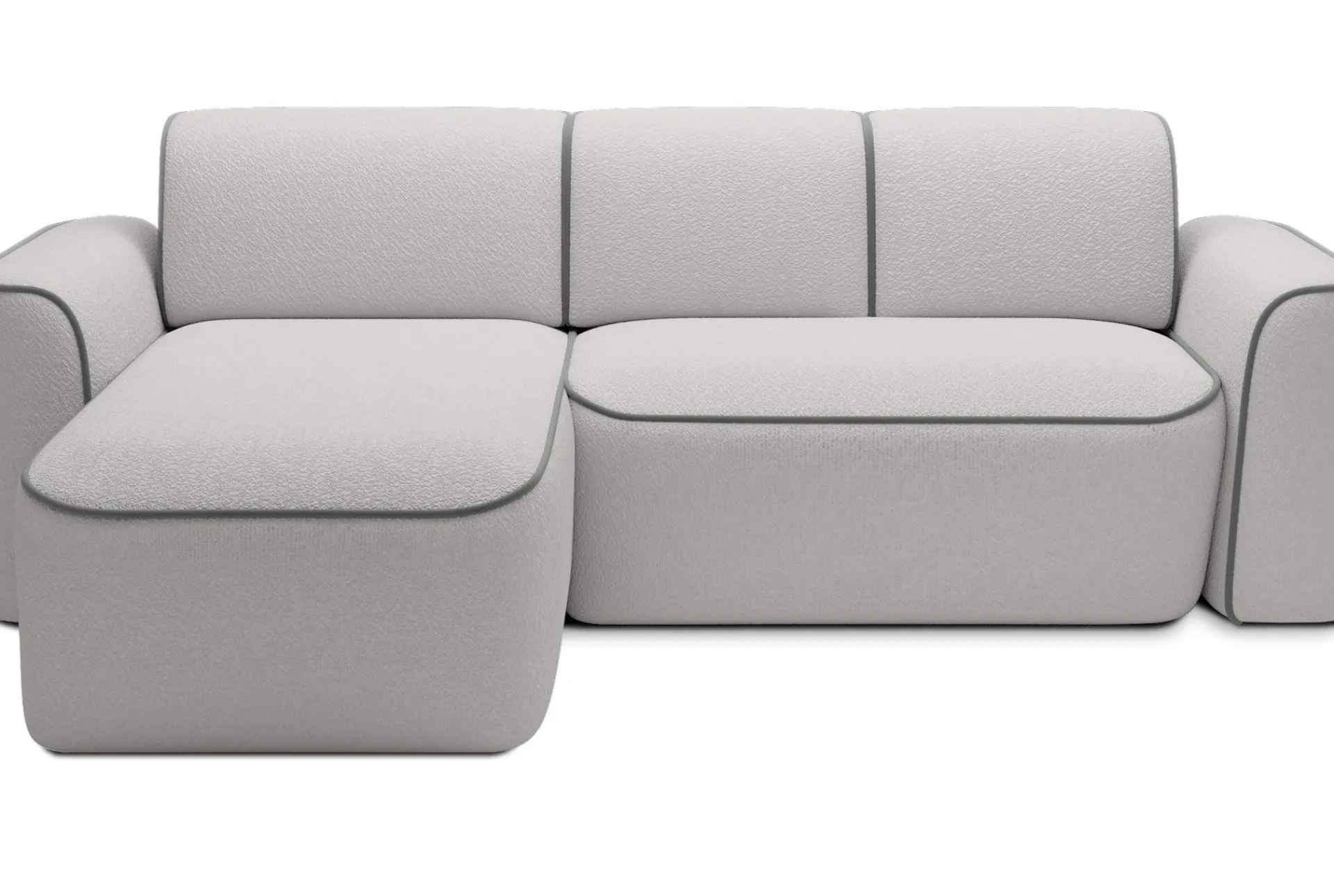 Sofa Med Sjeselong-Ume 4-seter Sofa med Sjeselong Grey