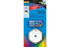 Planet Pool Bassengbelysning-Undervannslys LED RGB med magnet og fjernkontroll
