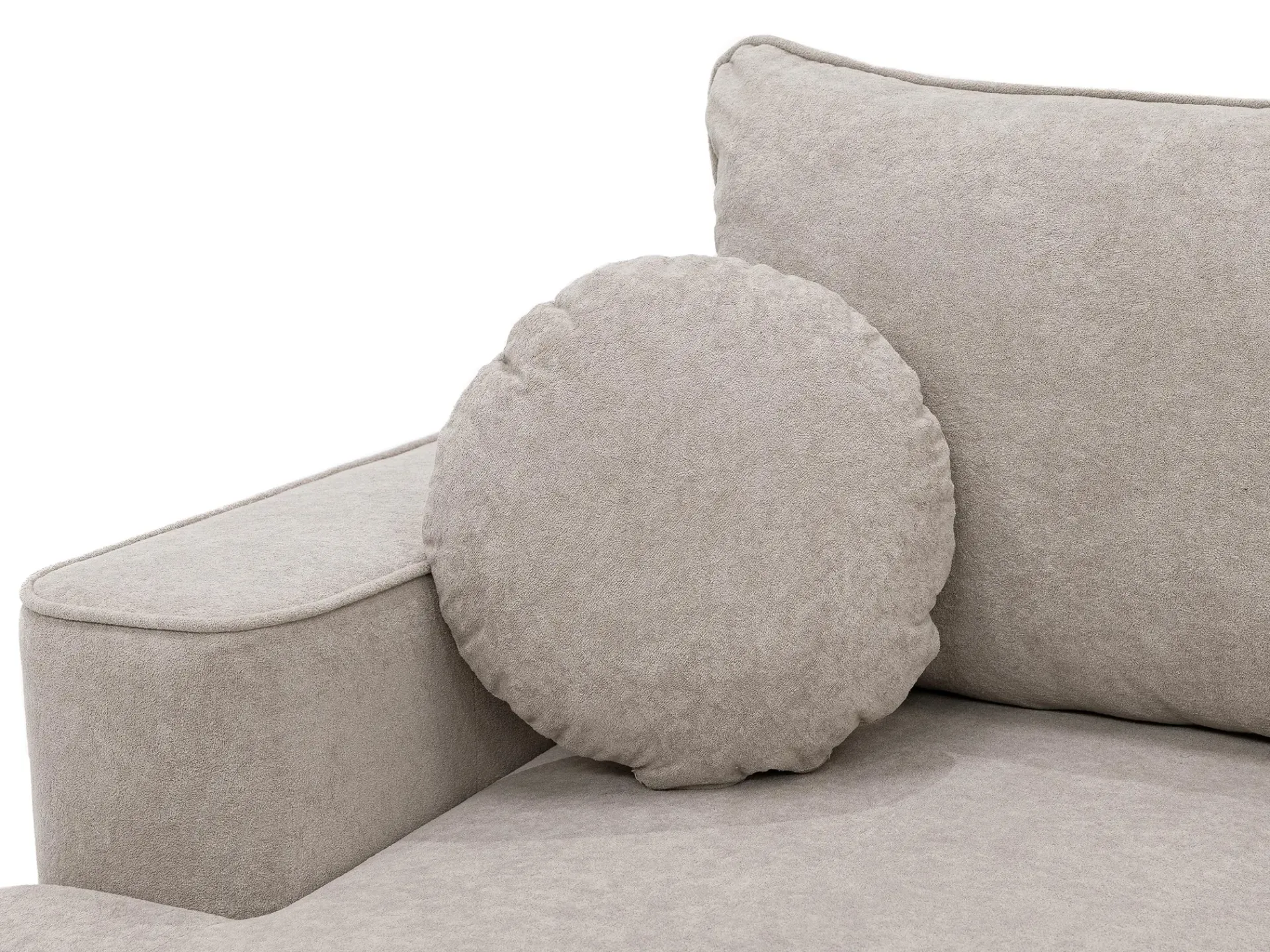Sovesofaer-Uppland Sovesofa med dobbel sjeselong 5-seter Beige
