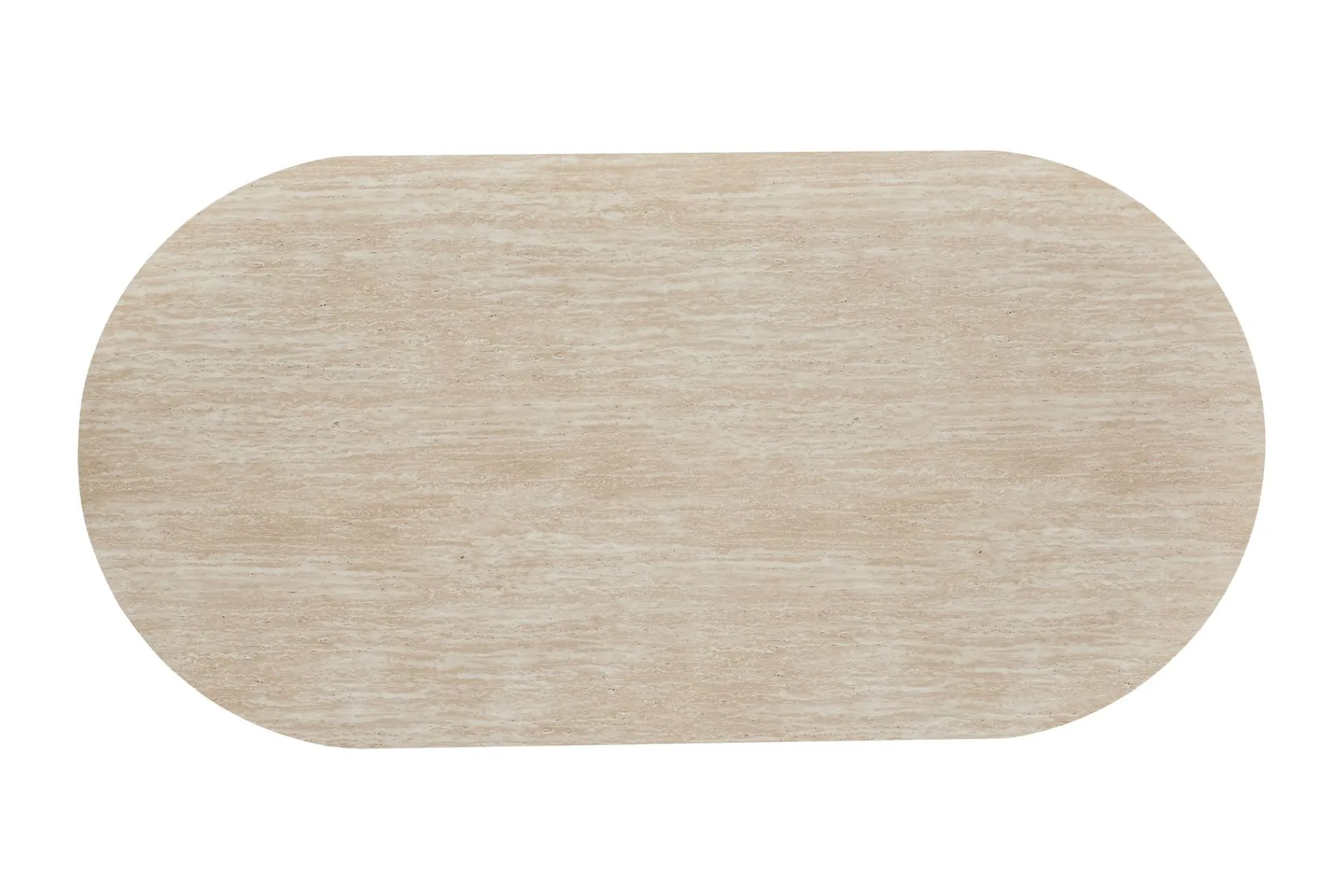 Andrarum Uppveda Ovalt Spisebord 180x90 cm Travertin Utseende