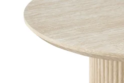 Andrarum Uppveda Ovalt Spisebord 180x90 cm Travertin Utseende