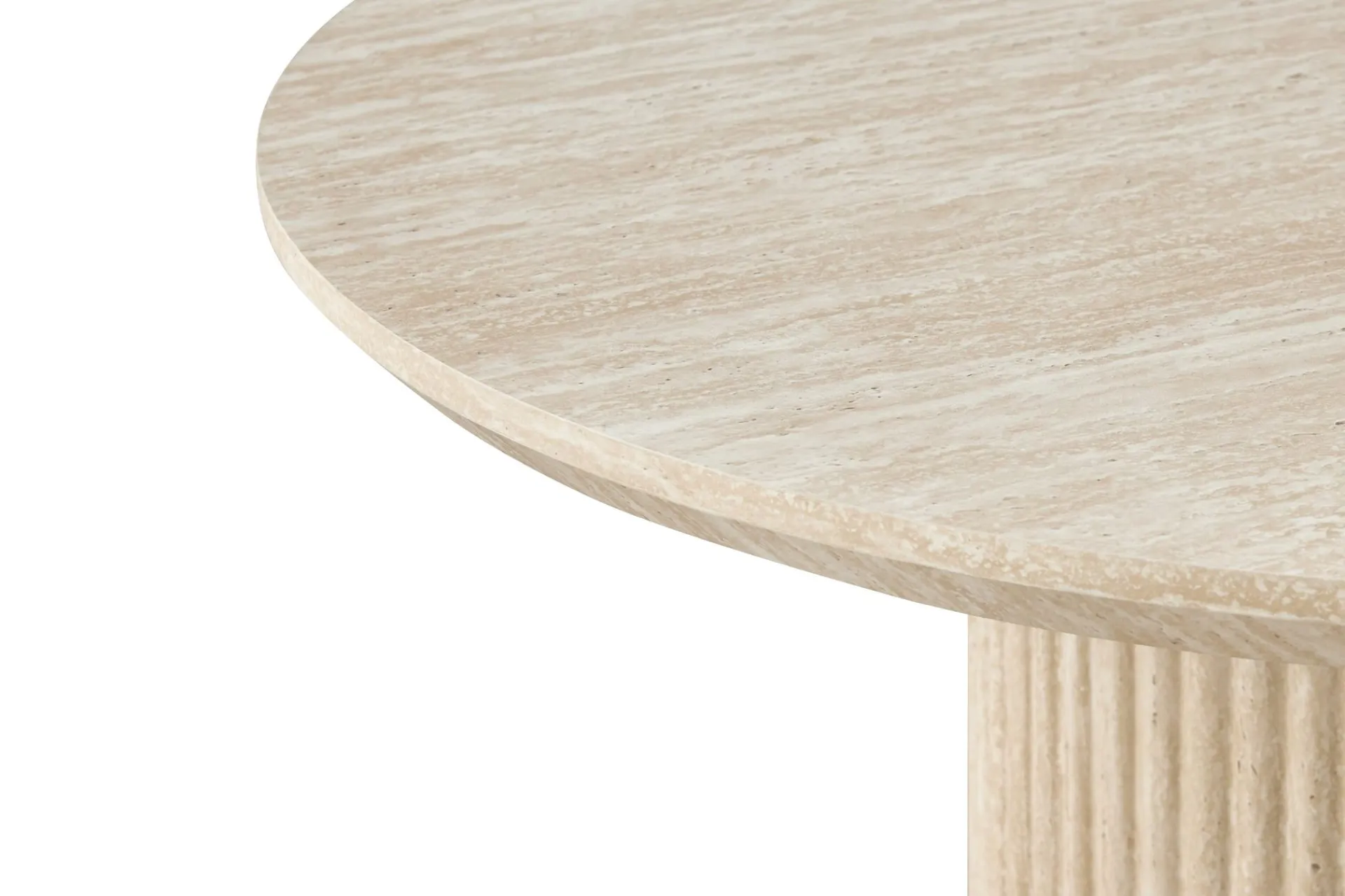 Andrarum Uppveda Ovalt Spisebord 180x90 cm Travertin Utseende